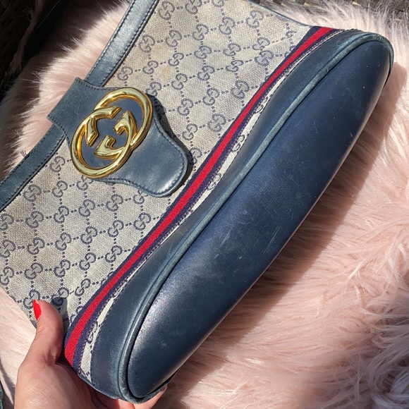 Vintage Gucci Blondie Britt Monogram Bag - Picture 10 of 15